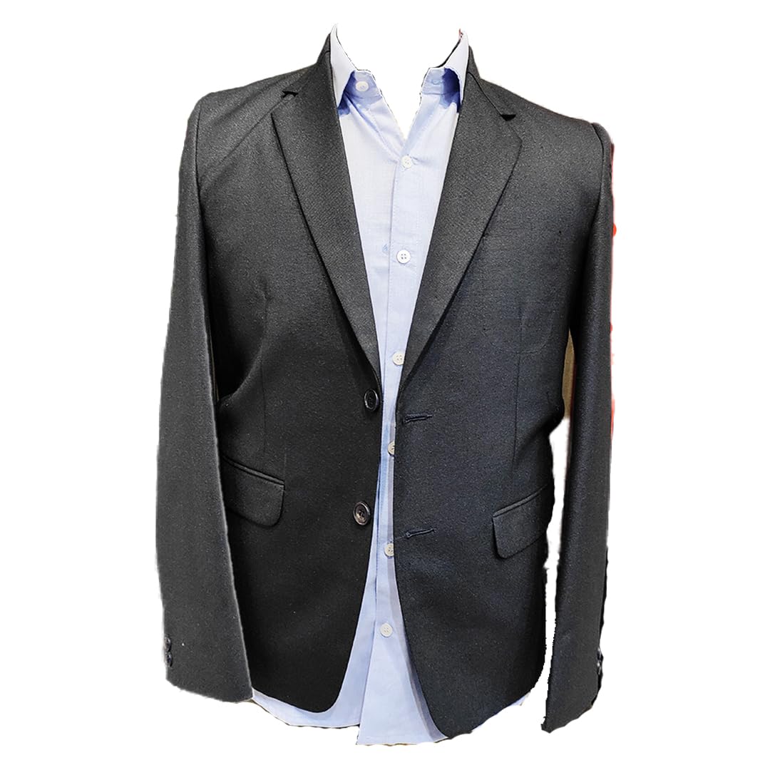 GenericFormal Black Blazers Navy Matte Suiting