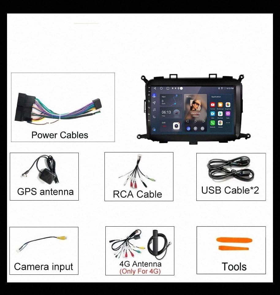Pantalla de coche con Mirror Link para Kia Carens 2013-2019: dile adiós a los cables 7