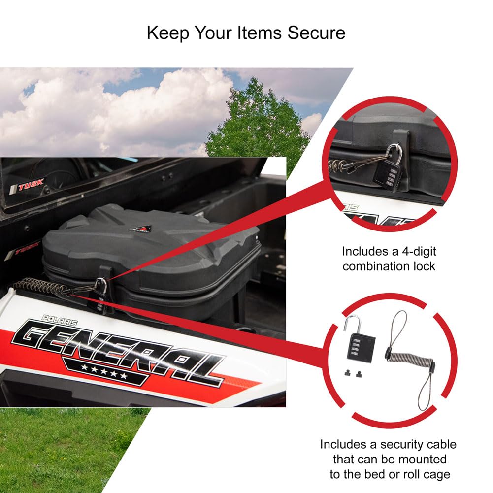 Amazon.com: TUSK Bed Box 24L Compatible with Polaris RZR XP/4 1000