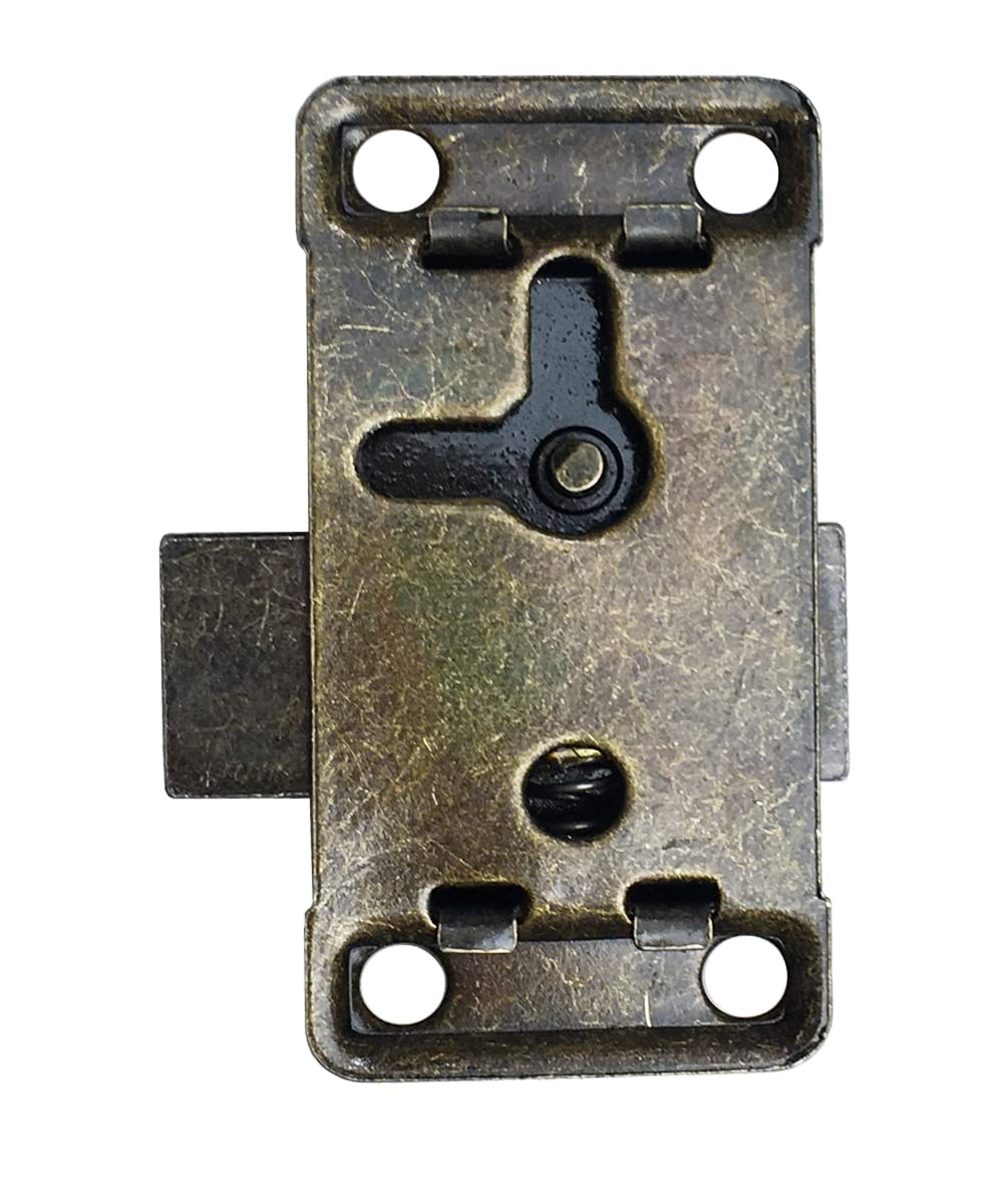 Antique Skeleton Key Locks - Bronze Cabinet Locks -4 Antique Skeleton Key Locks - Bronze Cabinet Locks -4