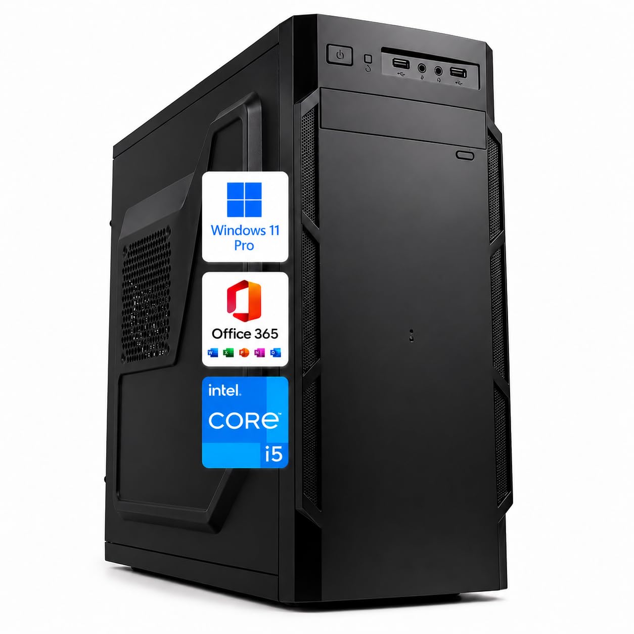 PC Fisso Desktop NUOVO • Cpu intel core i5-4th • 16GB RAM DDR3 • 256GB + 512GB HDD • Windows 11 Pro • Office 365 • Pronto All'Uso • USB 3.0