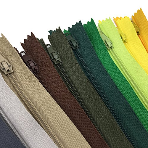 Image of 24 x 60 cm / 24 inch Multi-Coloured Nylon Reel Pullers for Sewing and Crafting 24 Colours