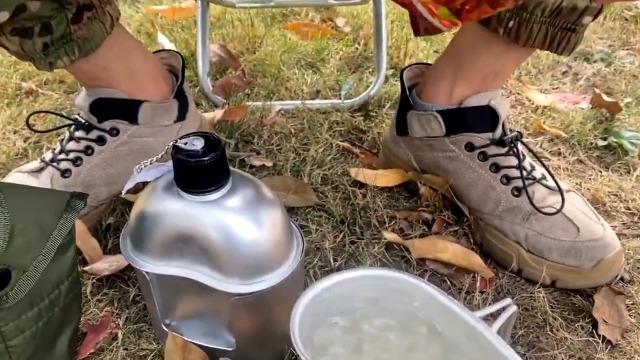 Juego Militar de Cantimplora con Taza y Estufa Tempsnow para Camping y Senderismo miniatura 7