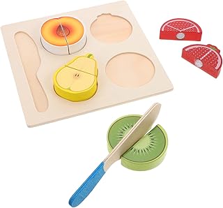 Toyvian 1 Conjunto De Brinquedos Educativos Infantis De Corte De Frutas Brinquedo De Simulação De Corte De Frutas Conjunto De Jogo De Corte De Frutas 3D Brinquedo De Corte De Frutas
