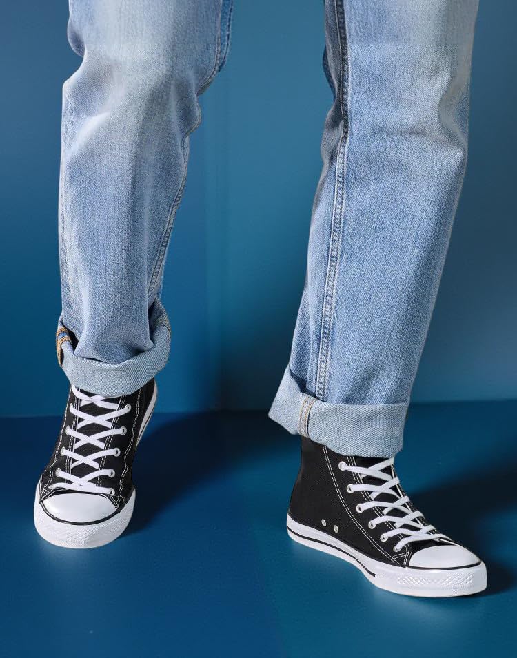 Image of Long High Top Canvas Men Sneakers
