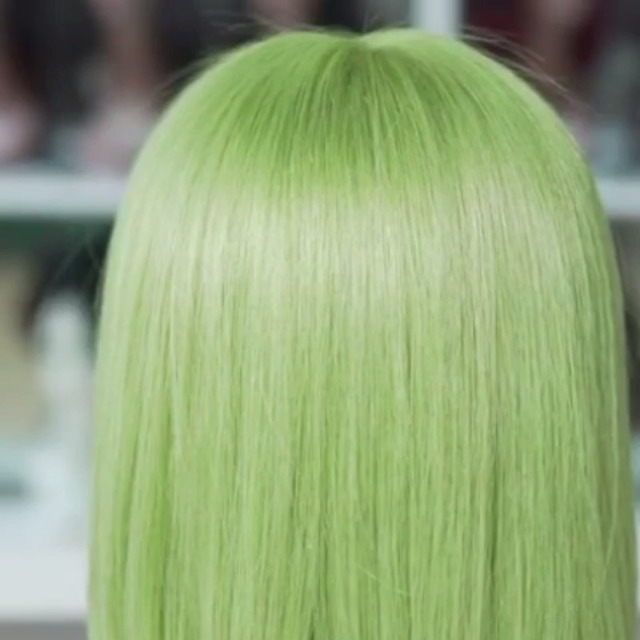 China Virgin Hair Short Bob Green Wigs Lace Front Wigs  on Amazon Live
