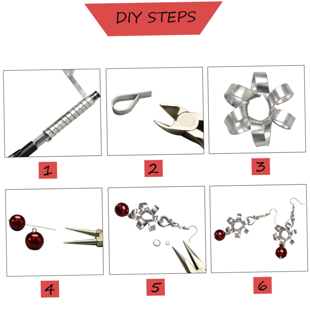 NUOBESTY 15rollen Flache Aluminiumdraht Flexibler Schmuckdraht Für Ohrringe Armbänder Und Bastelarbeiten Langlebiges Bastelzubehör Aluminium