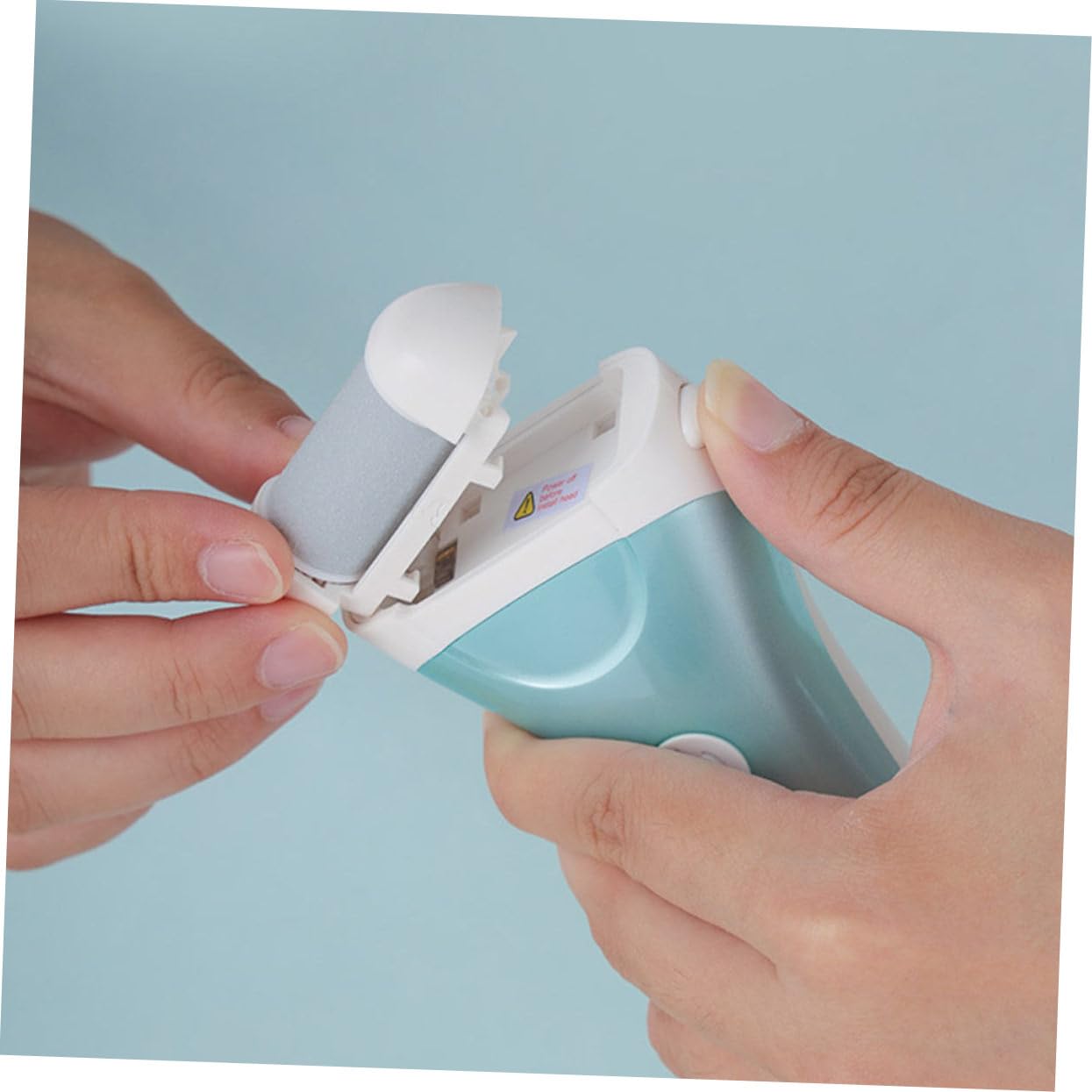 Mikinona Rimuovi Calli Piedi Elettrico Lima Elettrica Pedicure Abs, Testa Abrasiva Rimovibile, 1200 Mah, per Talloni e Cura Domestica