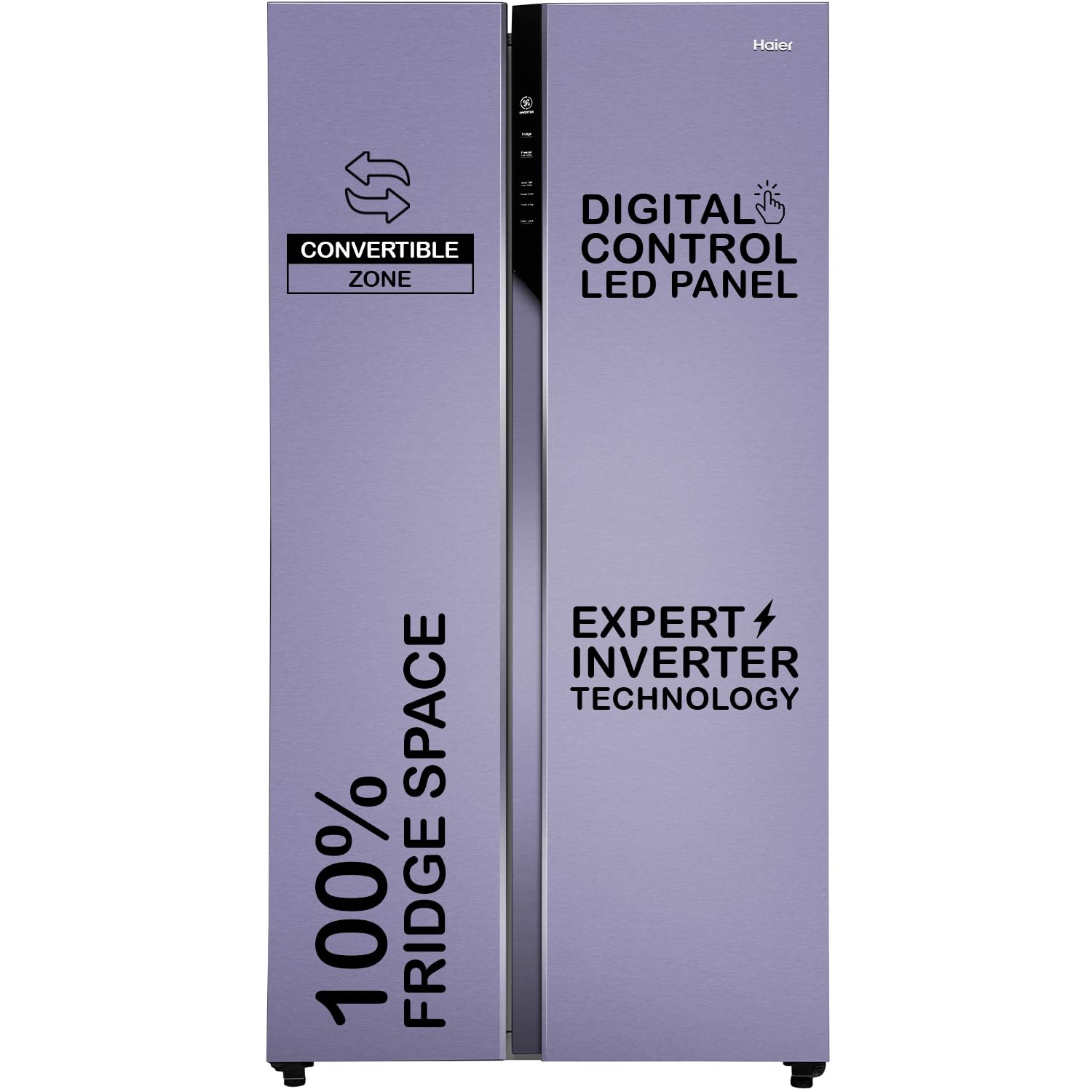 Haier 596 L, 3 Star, 100% Convertible Fridge Space, Expert Inverter, Frost Free Side by Side Refrigerator, (HES-690IM, Inox Marine) (B0BZ135HFX) Amazon Price History, Amazon Price Tracker
