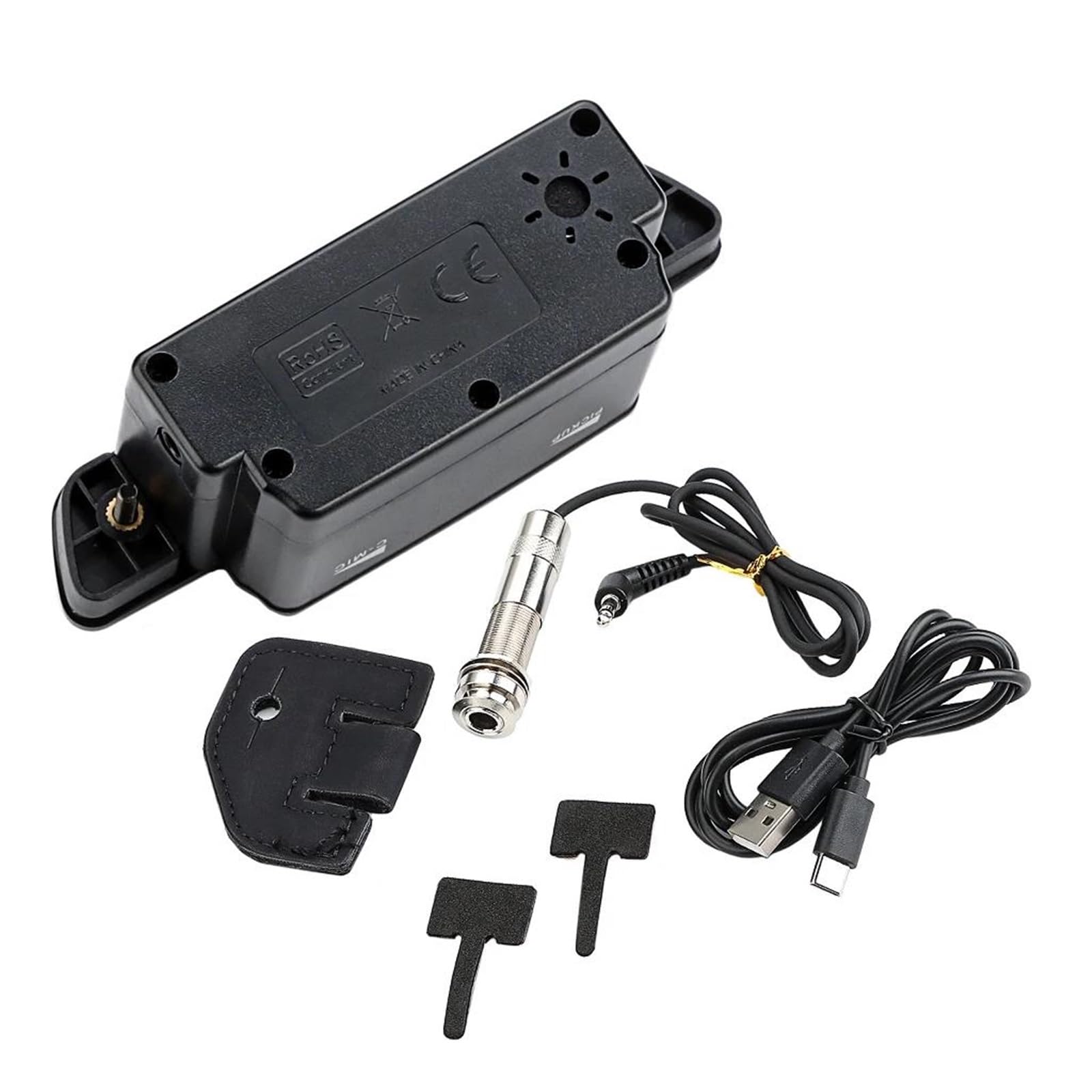 Pickup acustico attivo per foro sonoro con microfono Accessori per chitarra a basso rumore Due specifiche disponibili Pickup Chitarra Acustica(AC-3G)