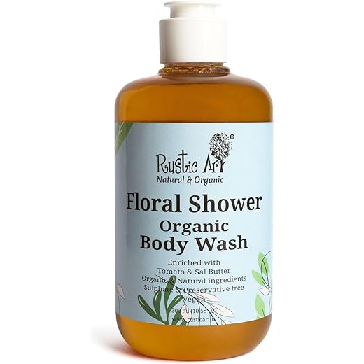 Rustic Art Floral Body Wash 300ml 300 ml