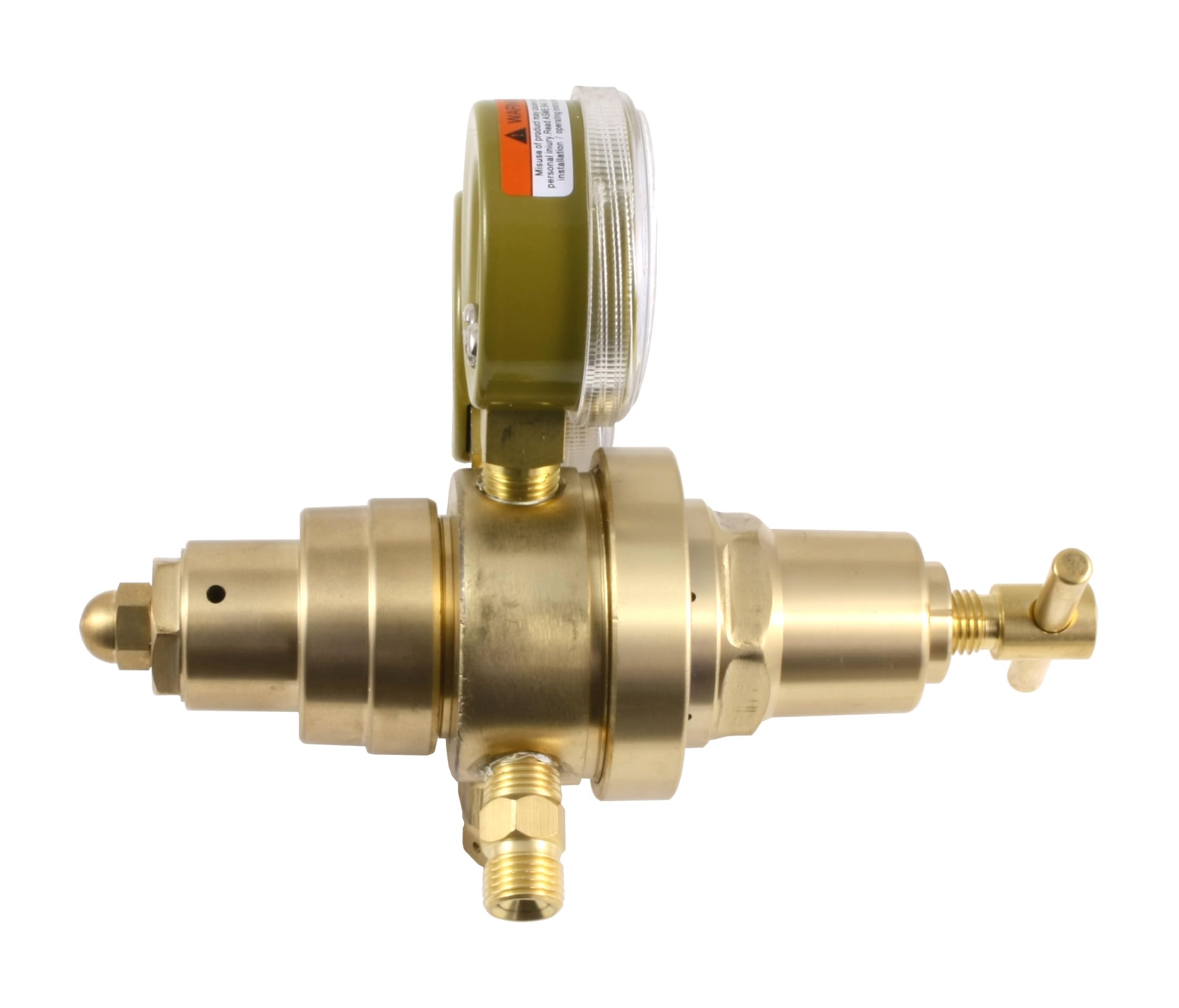 SÜA Two-stage regulator for Oxygen. Inlet Connection: CGA-540 - Outlet Connection: 9/16”-18 RH