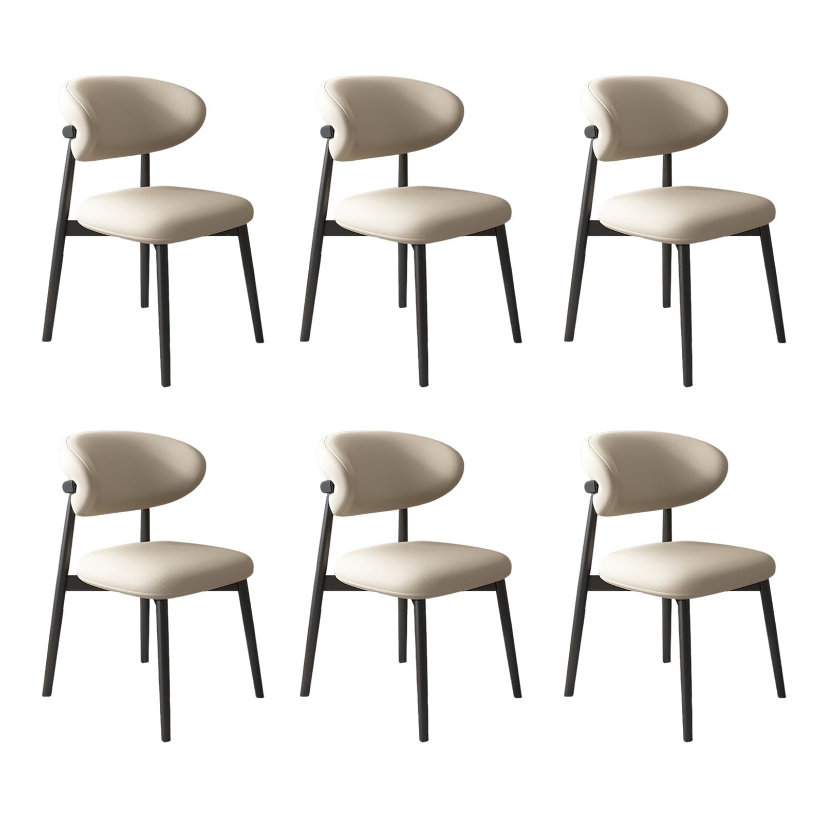 JSLJDM Dining Chairs Set of 4,Modern Dining Chairs with Thick Cushions,Kitchen Dining Room Chairs with Wooden Legs,Dining Chair for Kitchen, Living