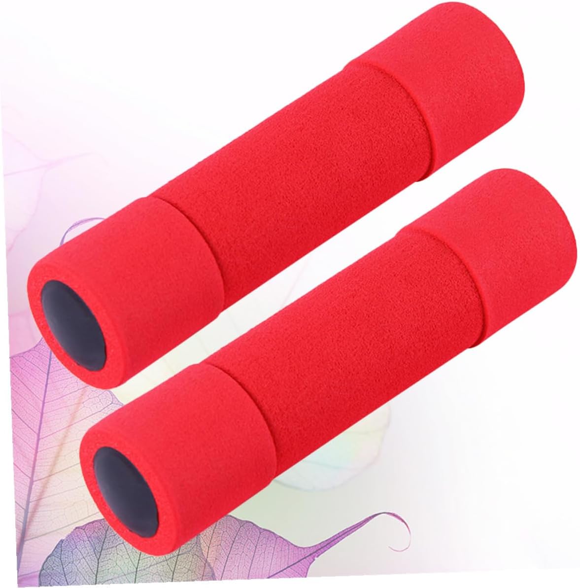 PRETYZOOM 2pcs Women’s Dumbbells Exercise Supplies Foam Coated Fitness Weights 0.5kg Each Red for Home Strength Training and Arm Workouts