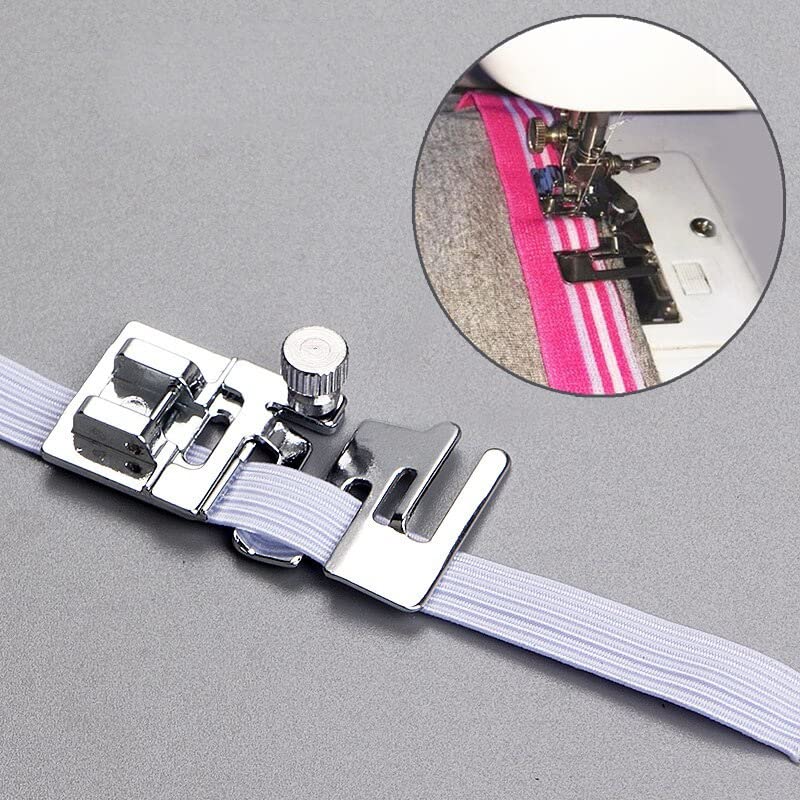 Pie prensatela metálico para máquina de coser miniatura 7