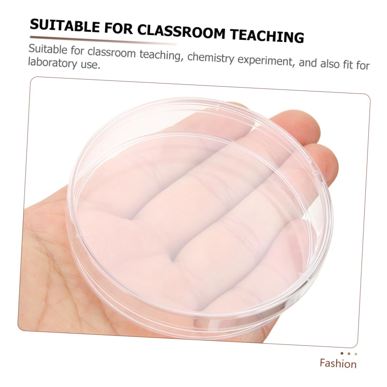 Gatuida 50piezas Placas De Petri Transparentes De Plástico Para Cultivo Celular De Unidades Para Experimentos Científicos y Educación