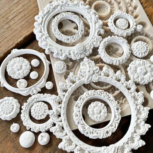 Prima Finnabair 5" x 8" Silicone Mould - Mirror Frames - Image 3