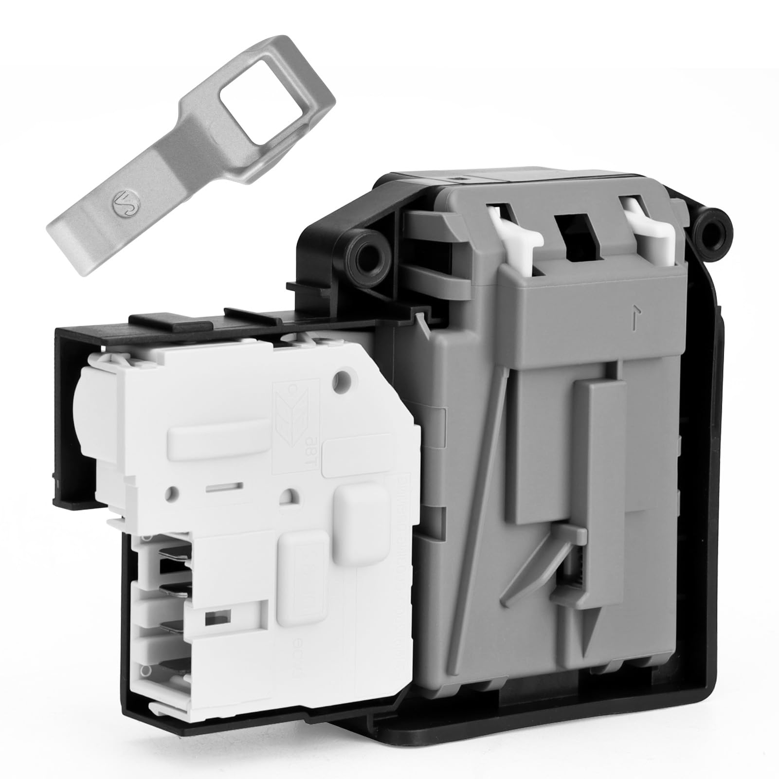EBF61315802 - Interruptor de bloqueo de puerta de lavadora y MFG63099101, conjunto de cerradura de puerta compatible con lavadora LG y Kenmore, reemplaza AP5672154, PD00008063, PS7792232, 2667085,