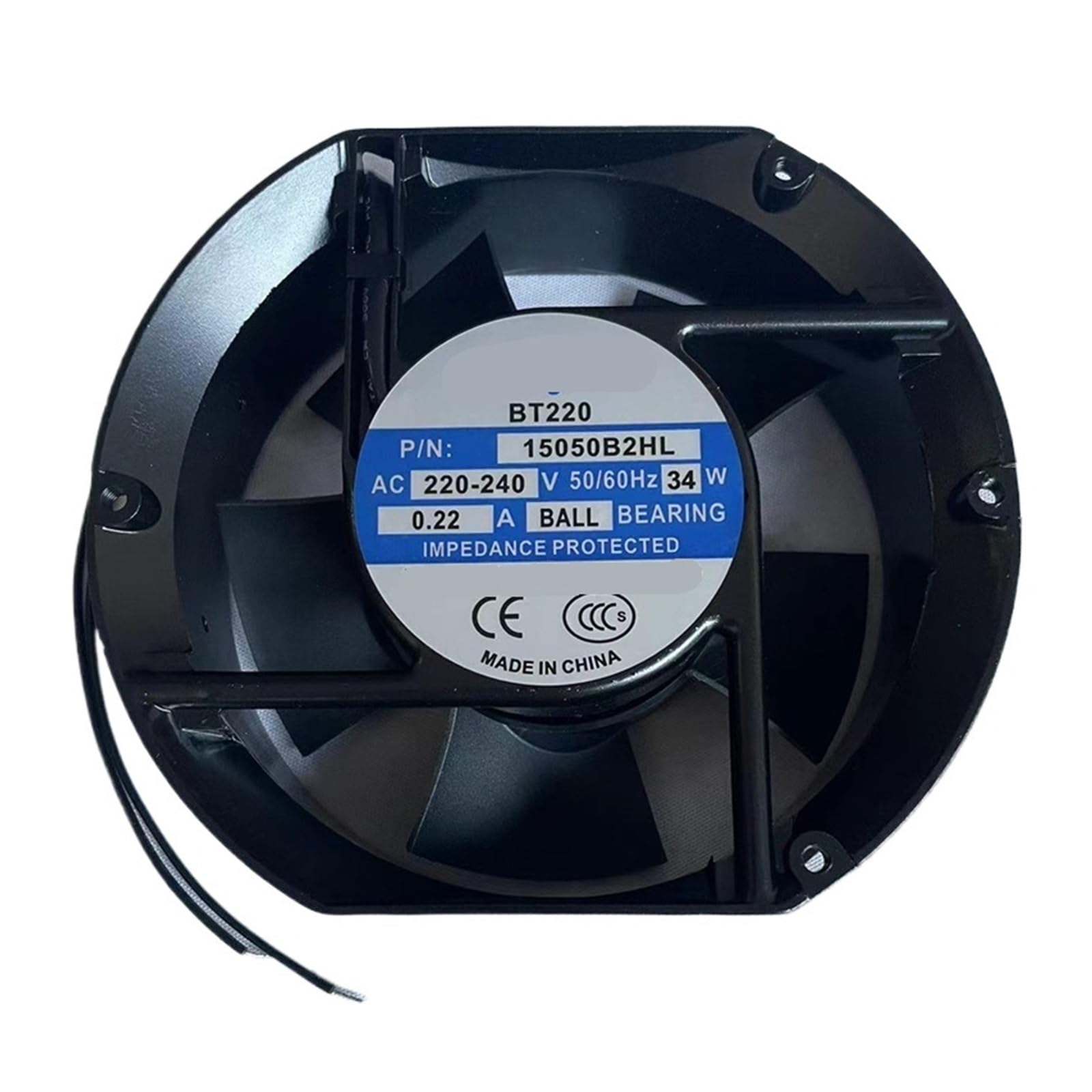 TSCFHGQI 15050B2HL 220/240V 0.22A 34W 2800RPM 172X150X51MM AC Cooling Fan