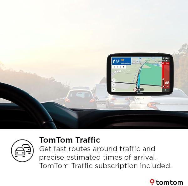 TomTom GO Navigator car sat nav (Extra-large 7" screen, real-time traffic information, 12-month Speed Camera Alerts trial, Europe maps, Wi-Fi updates, Premium Services, magnetic mount) - 2