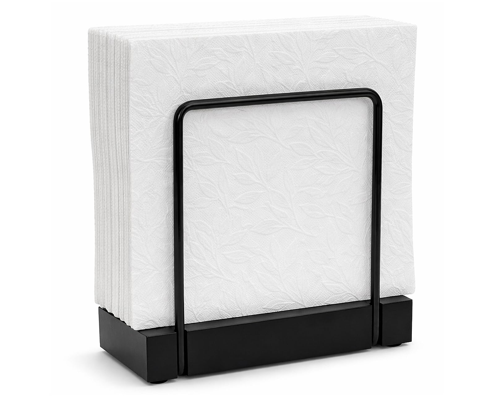 Porte-serviettes en bois design haut de gamme pour buffet et comptoir