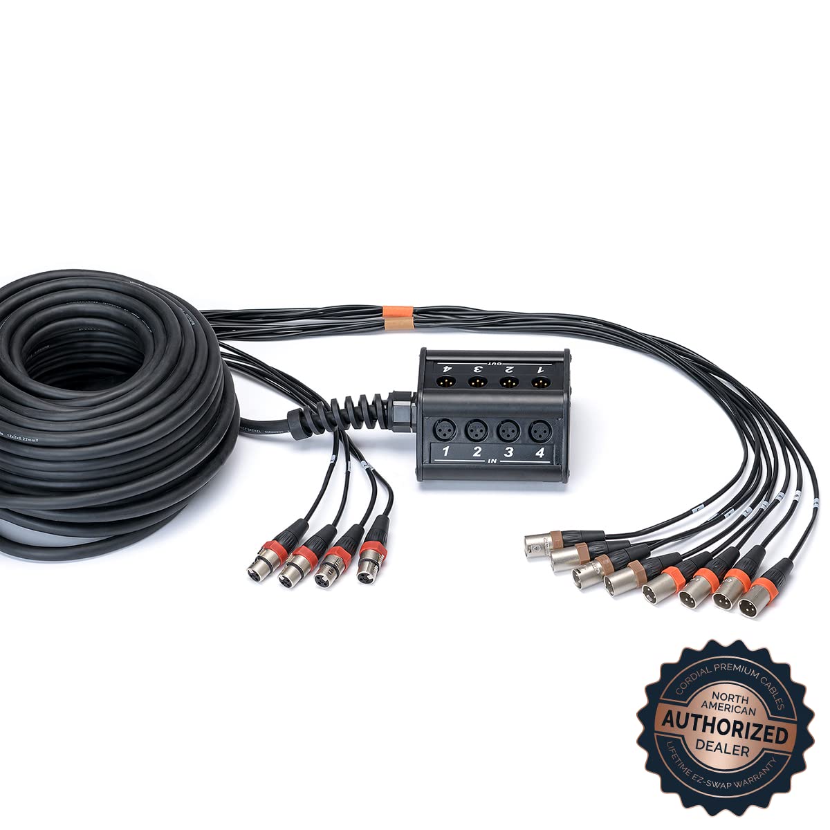 Cordial Multicore CYB 8-4 C 30 30m - Cavo multicore