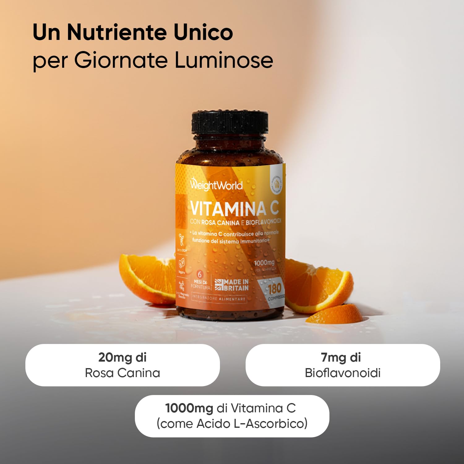 Coenzima Q10, NAC N-Acetil-Cisteina e Vitamina C 1000mg Bundle, Q10 Coenzima, Ubiquinone, N Acetilcisteina 180 Capsule, Integratore Vitamina C (Acido Ascorbico), Rosa Canina, Senza Magnesio Stearato