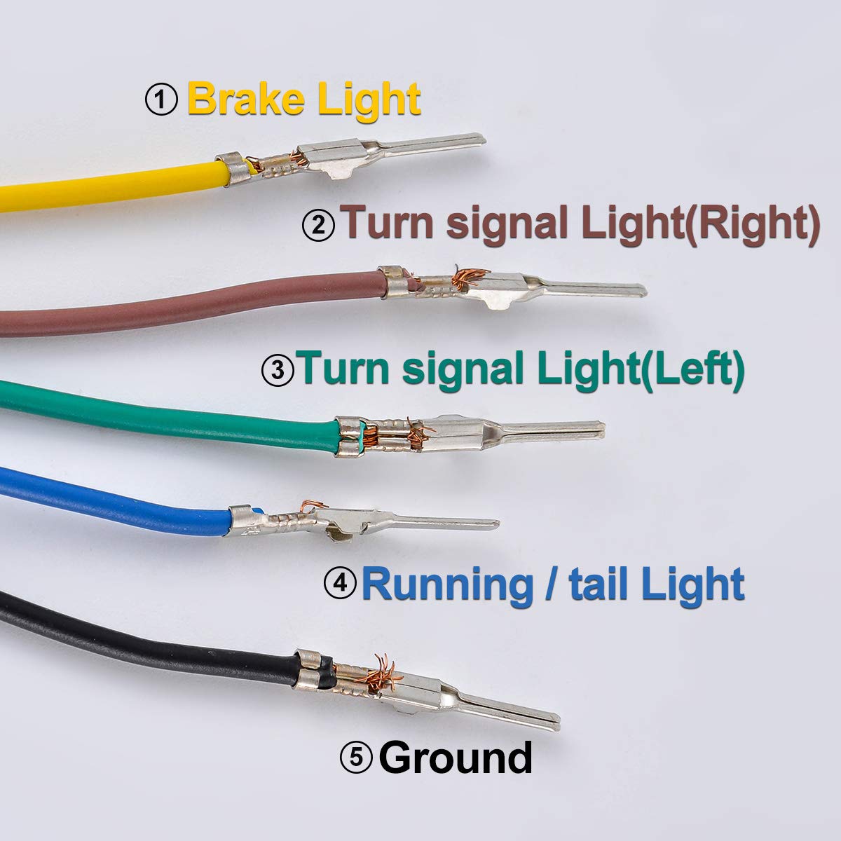 Fanale Posteriore per Motocicletta Tri-Bar Parafango Posteriore Luce del Freno a LED con Indicatore di Direzione e Luce di Marcia per H-arley FLHX FLTRX Street Glide Touring - Lente Rossa