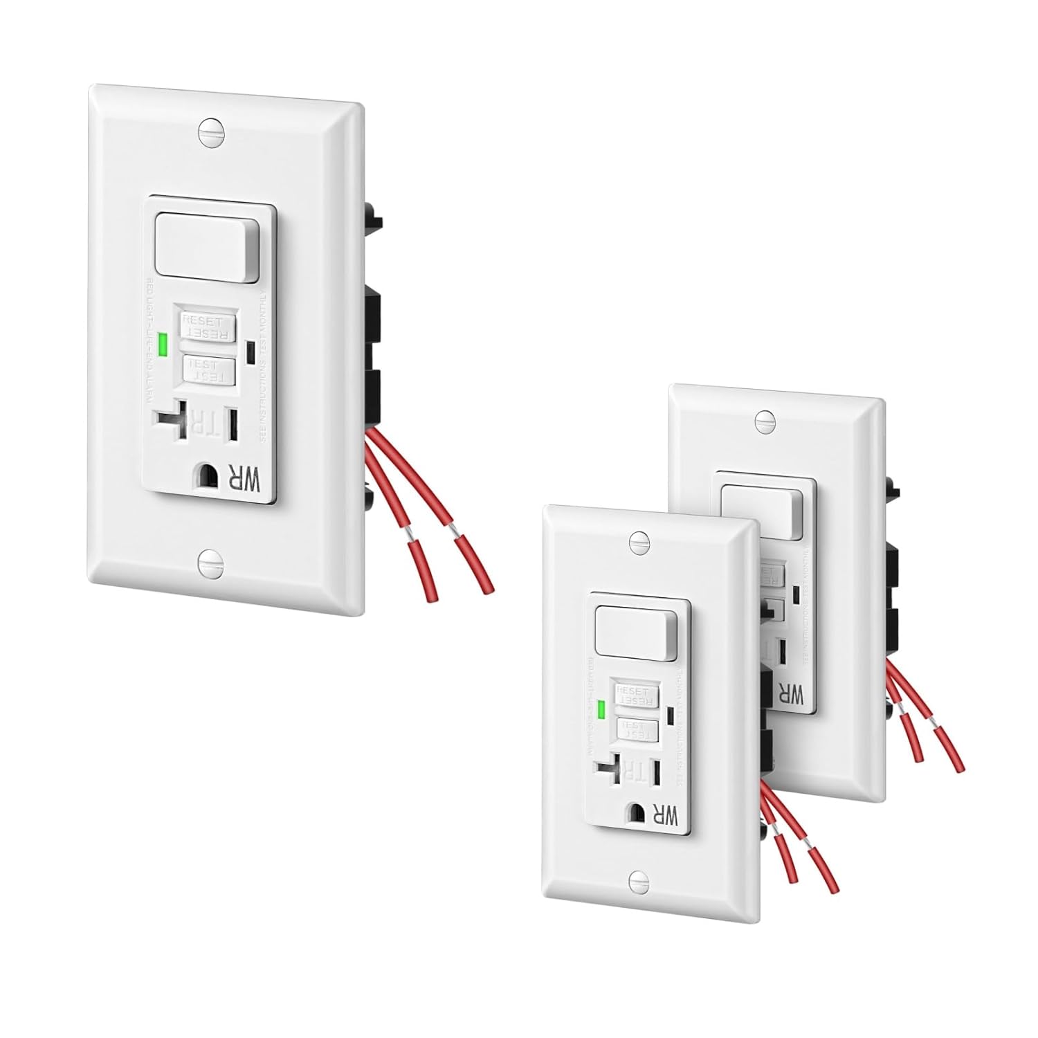 DEWENWILS 20A GFCI Switch Outlet Combo