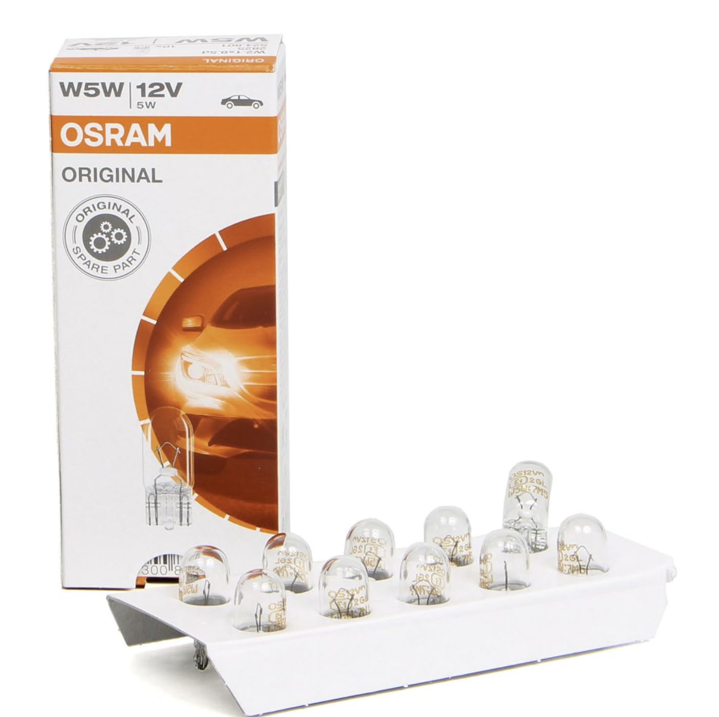 Osram 2825 Original W5W, 12V, Astuccio da 10