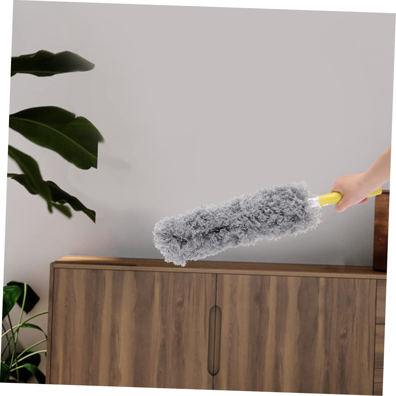 Plumero Techo Limpia Polvo Limpiacristales Herramienta Hogar Mango Extensible