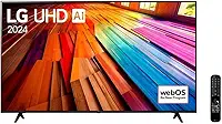 Smart TV 4K 65' LG UHD 65UT8050 Processador α5 Ger7 AI Alexa/Chromecast integrado Otimizador de Jogos webOS 24 Controle Smart Magic