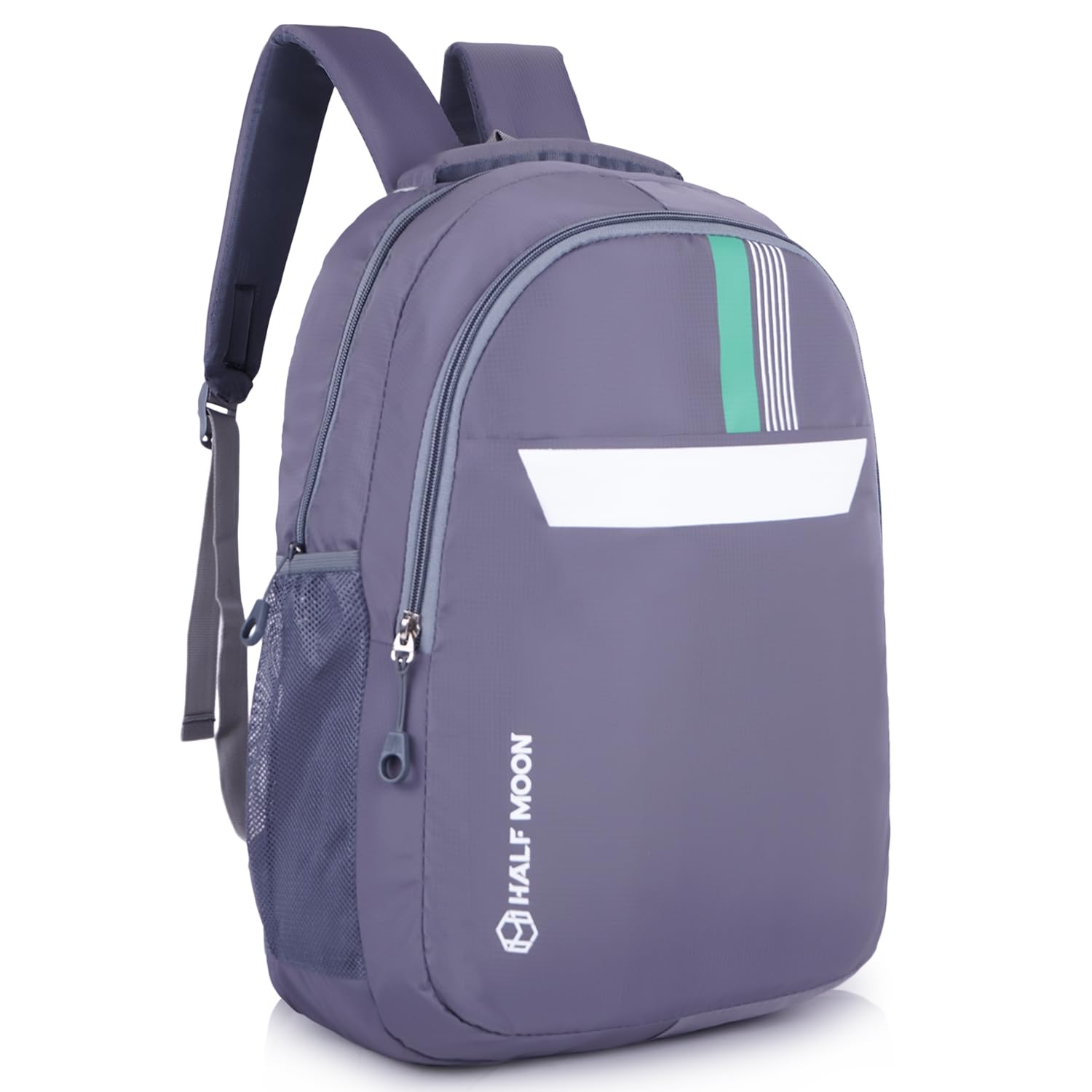 Half Moon Crypt 35L Laptop Bag For Men & Laptop Bag For Women | School Bags For Boys & School Bag For Girls With Laptop Compartment | Unisex School/College Bagpack (Grey) (B0CZPJRDPM) Amazon Price History, Amazon Price Tracker