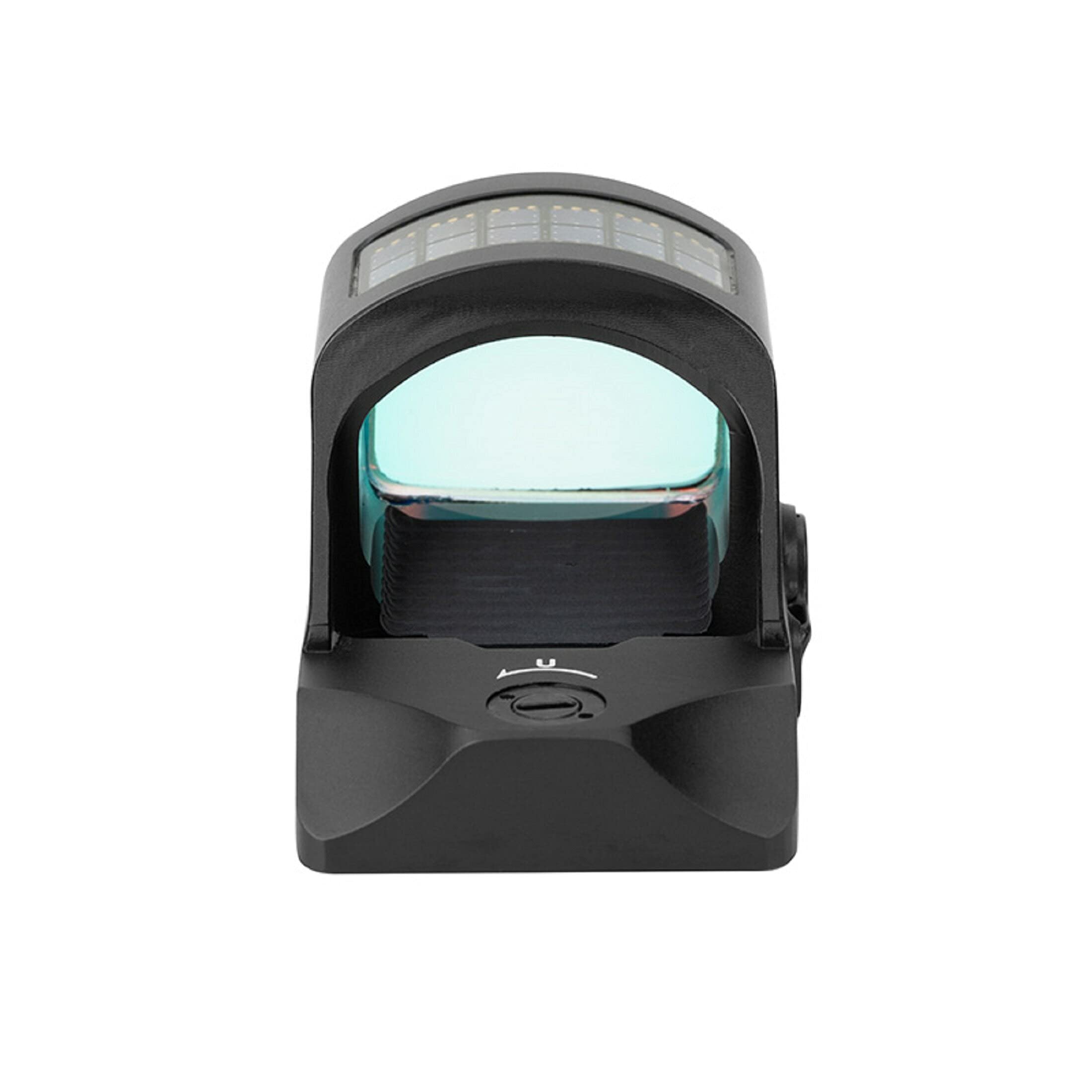 Holosun HS407C-X2 Offenes Reflex Rotpunktvisier + 2MOA Punkt Absehen, Solarzelle, schwarz, Jagd, Sportschießen Softair, Tactical Mini - 70149029