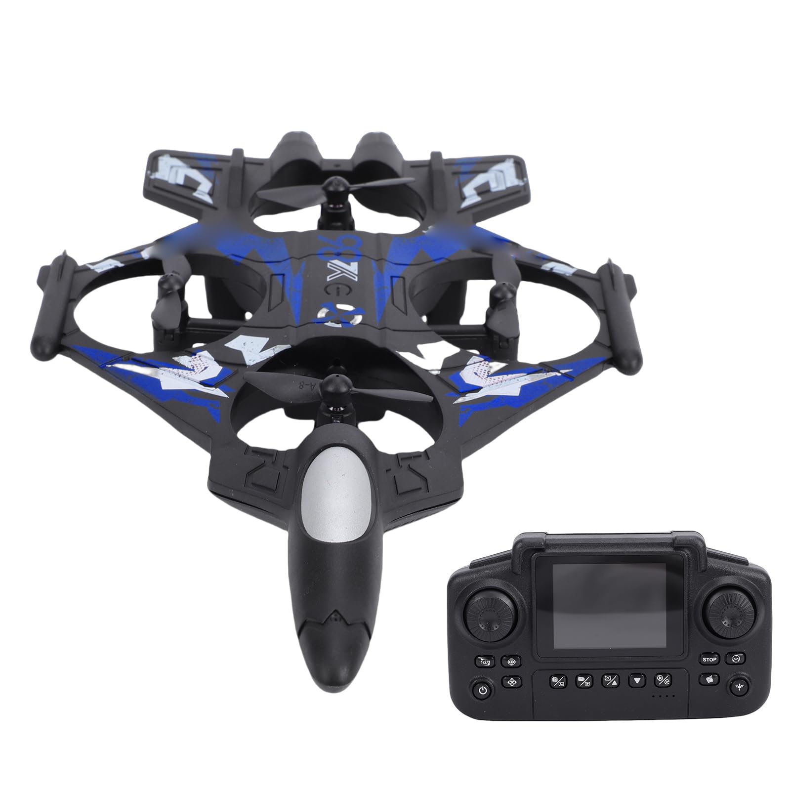 Alomejor Avión RC, Avión Teledirigido con 360, Luces LED de Modo sin Cabeza de 3 Velocidades para Principiantes (Blue)
