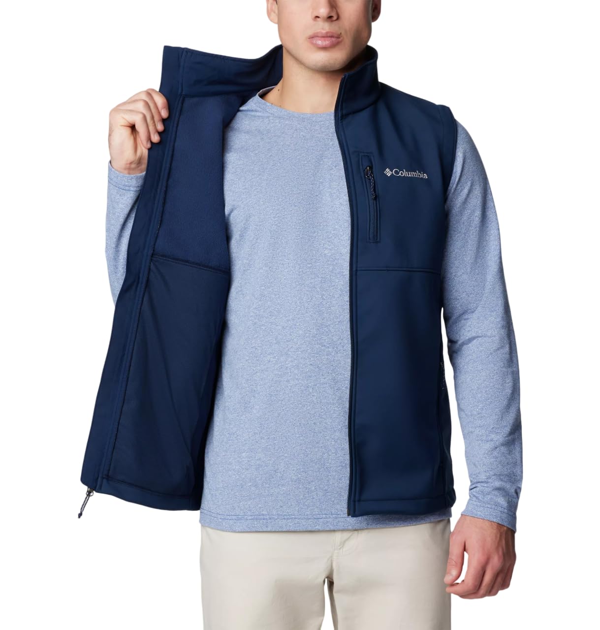 Columbia Ascender II Softshell Vest, Chaleco de Softshell para Hombre