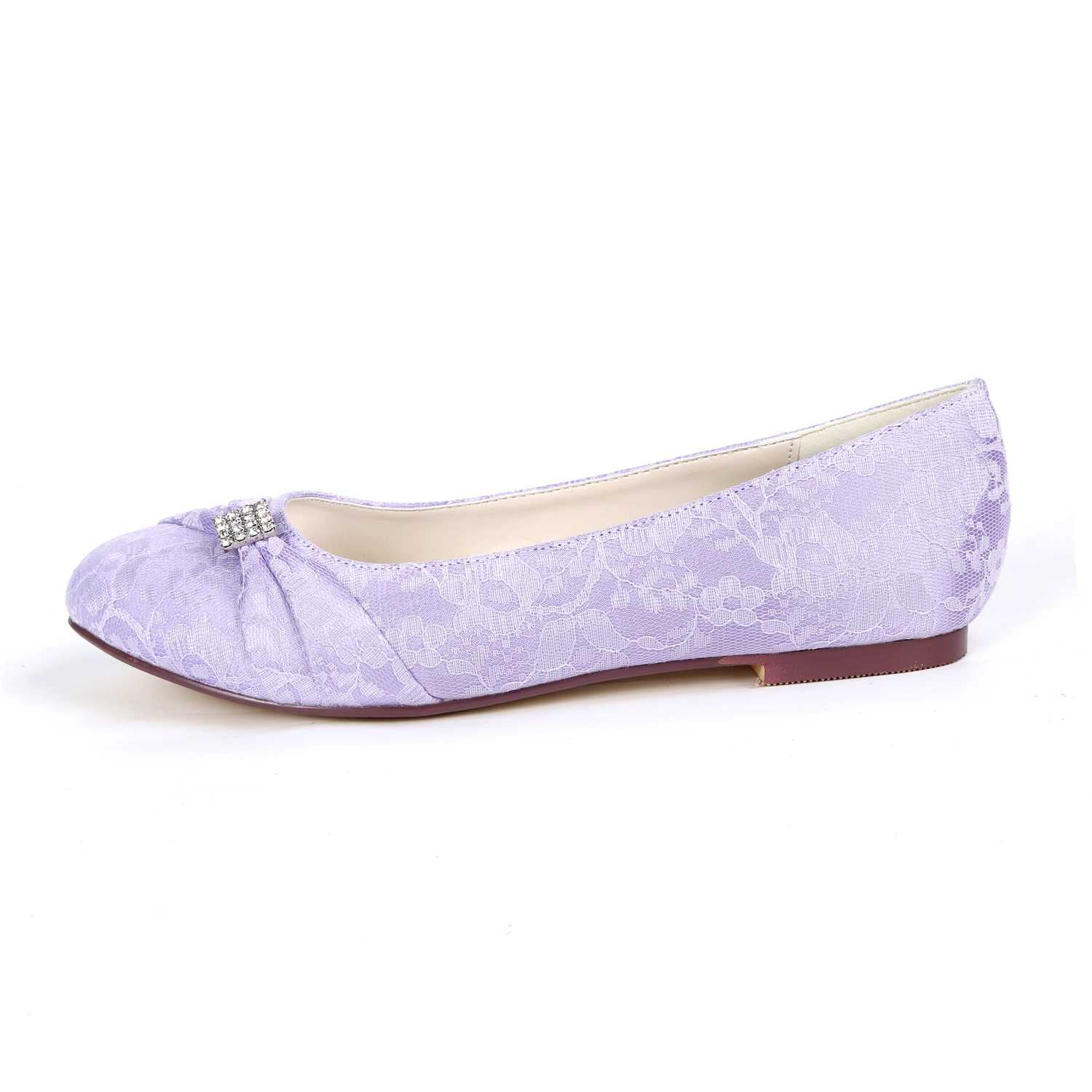 Frauen-Flatschuhe mit rundem Zeh Atmungsaktiv Slip-On Flatschuhe für Frauen Komfortable Ballett-Flats Casual Business Flats Dress-Schuh