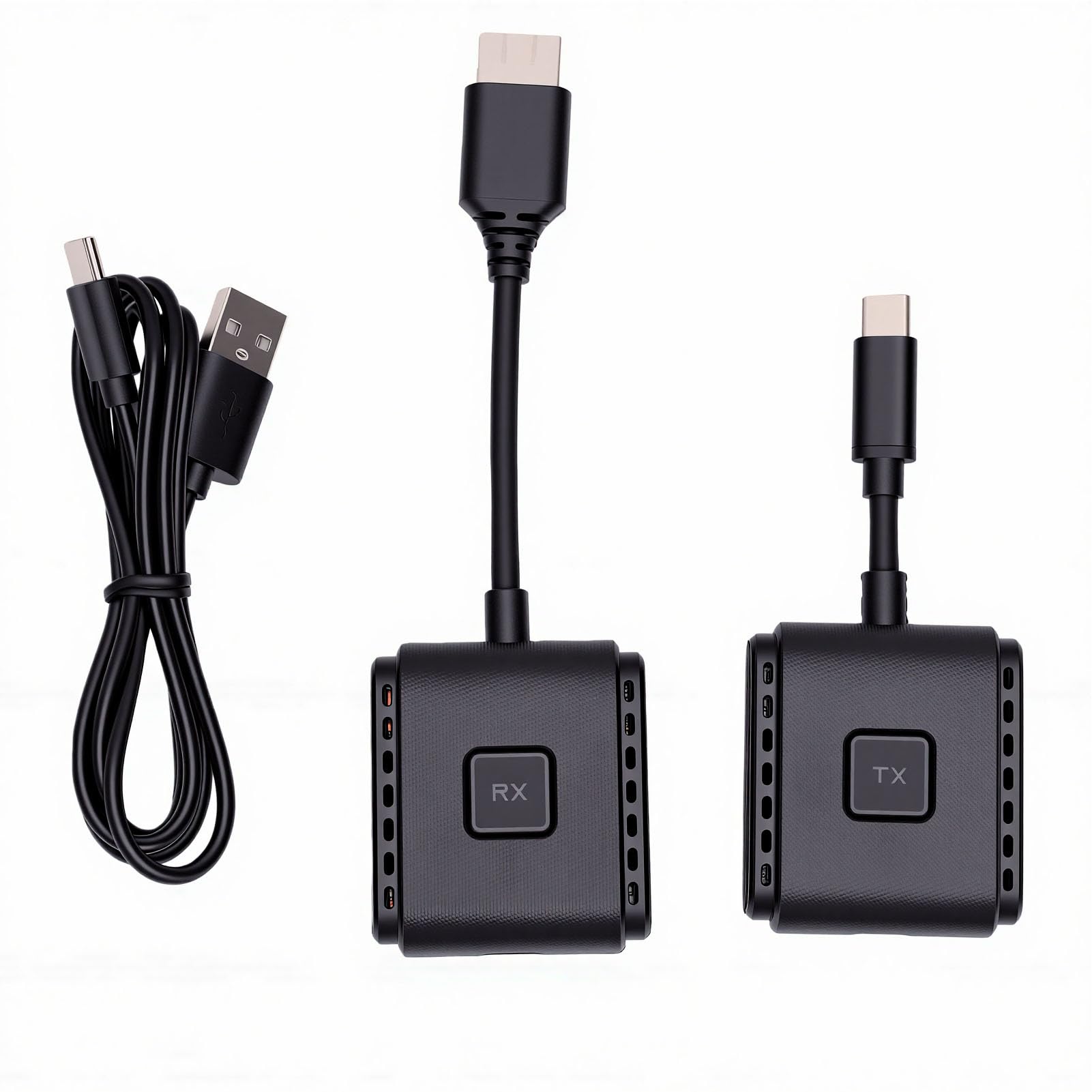 XUMIUZIY Trasmettitore e Ricevitore HDMI Wireless USB C 1080P, 165FT/50M