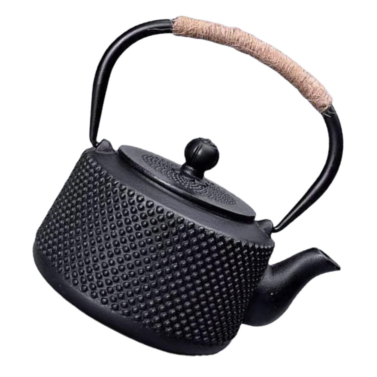 Teiera in Ferro Tetsubin Bollitore Decorativo da Cucina Filtro per Infusi Manico Antiscottatura per Casa e Ufficio