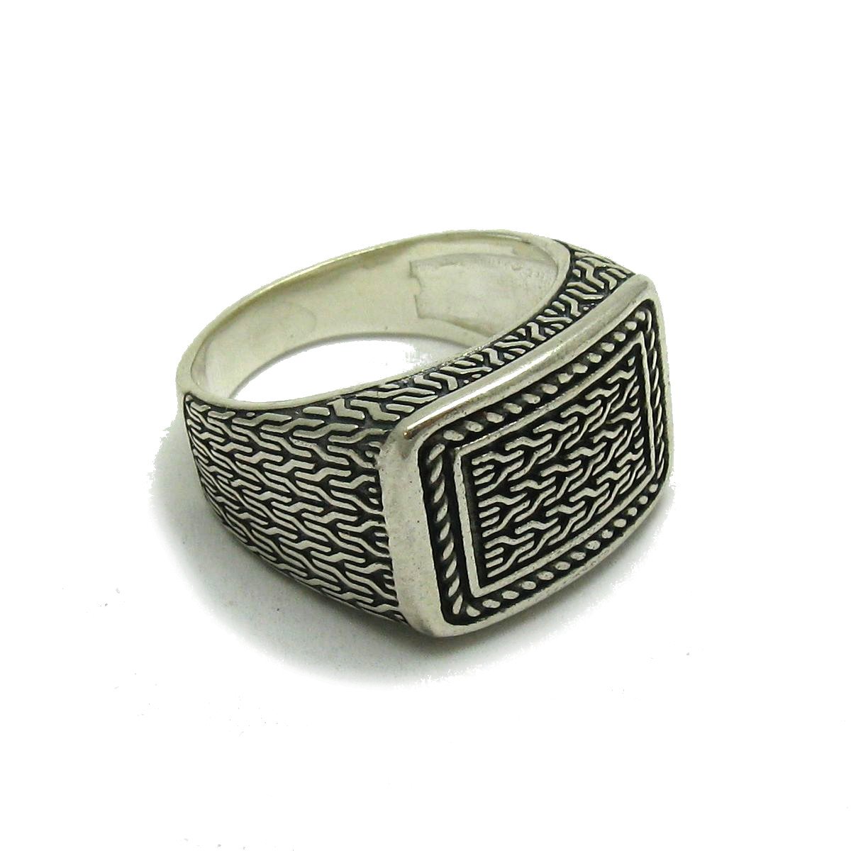 Anillo de plata de ley sólido 925 R001741