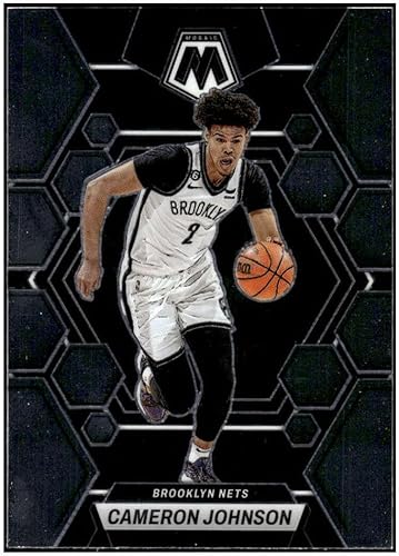 Cameron Johnson 2022-23 Panini Mosaic #14 NM+-MT+ NBA Basketball Nets