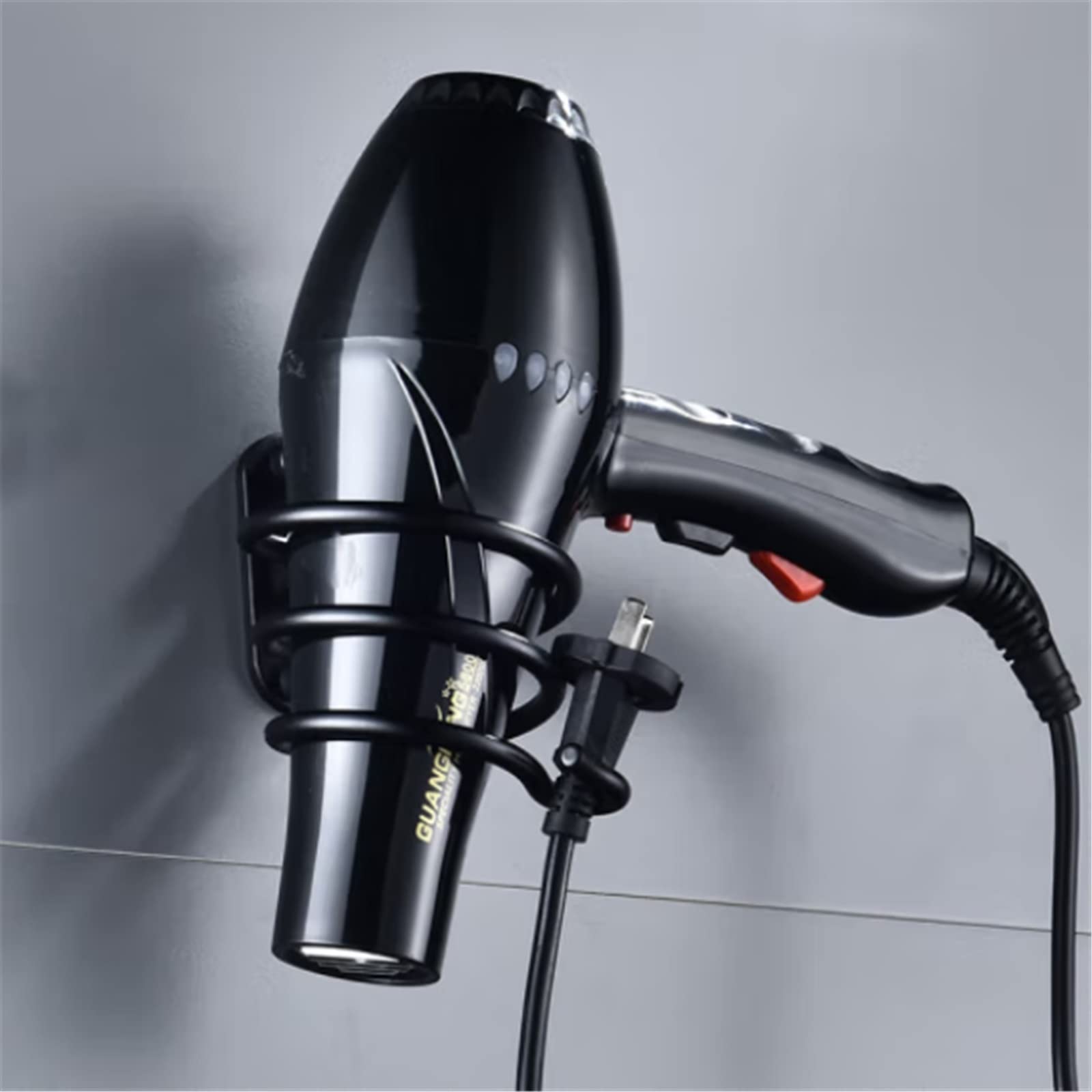 Soporte para Secador de Pelo montado en la Pared Space Baño Secador de Cabello Ratante secador Gratis para Tocador de Baño