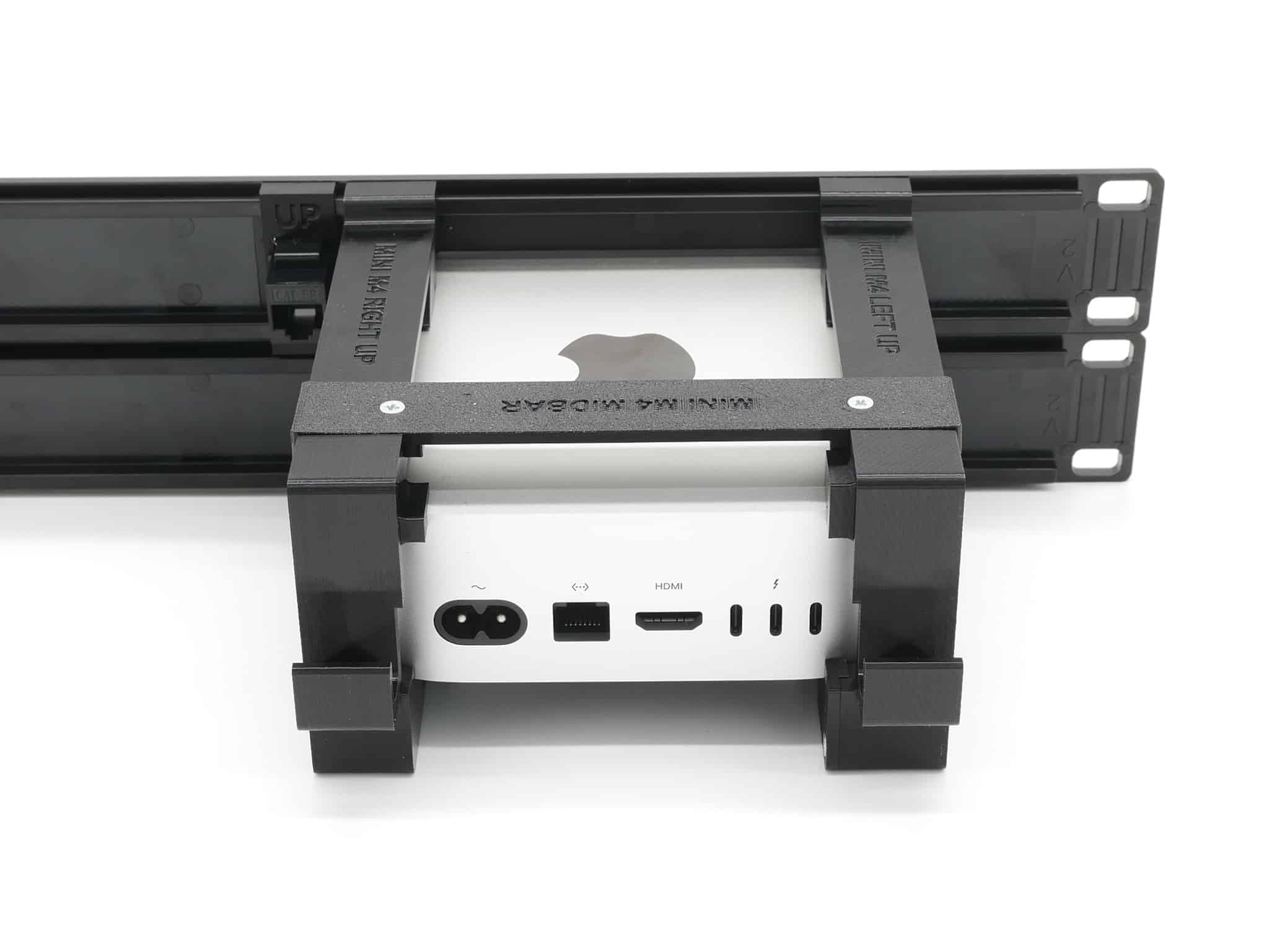 Rack Mount for 3 pcs Mac mini M4 with Remote on/Off Button 19inch 2U