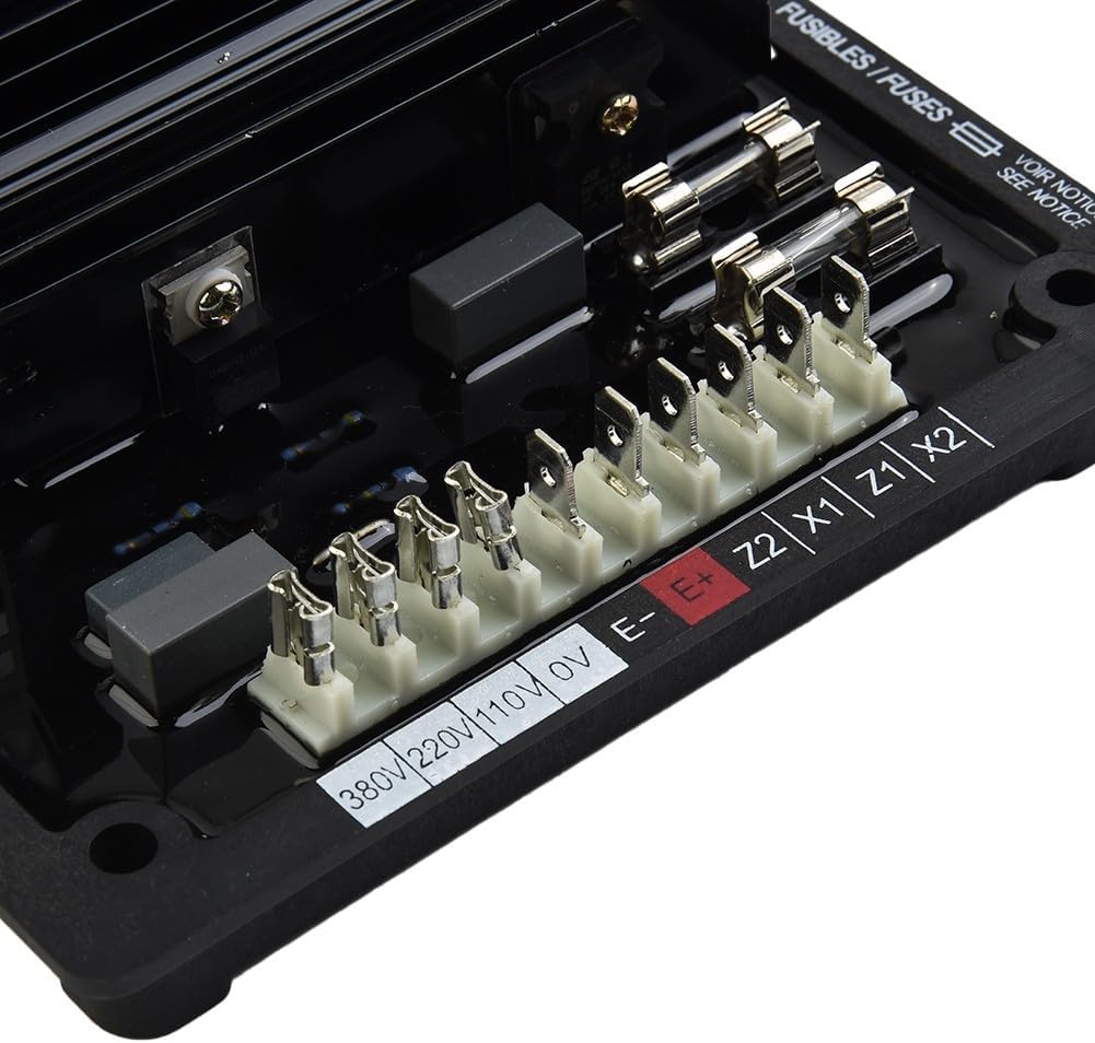 Automatic Voltage Regulator AVR R450 Analog Controller for Leroy Somer Generator Sets, Compatible with LSA 46.2/47.2/49.1/50.2 Alternat