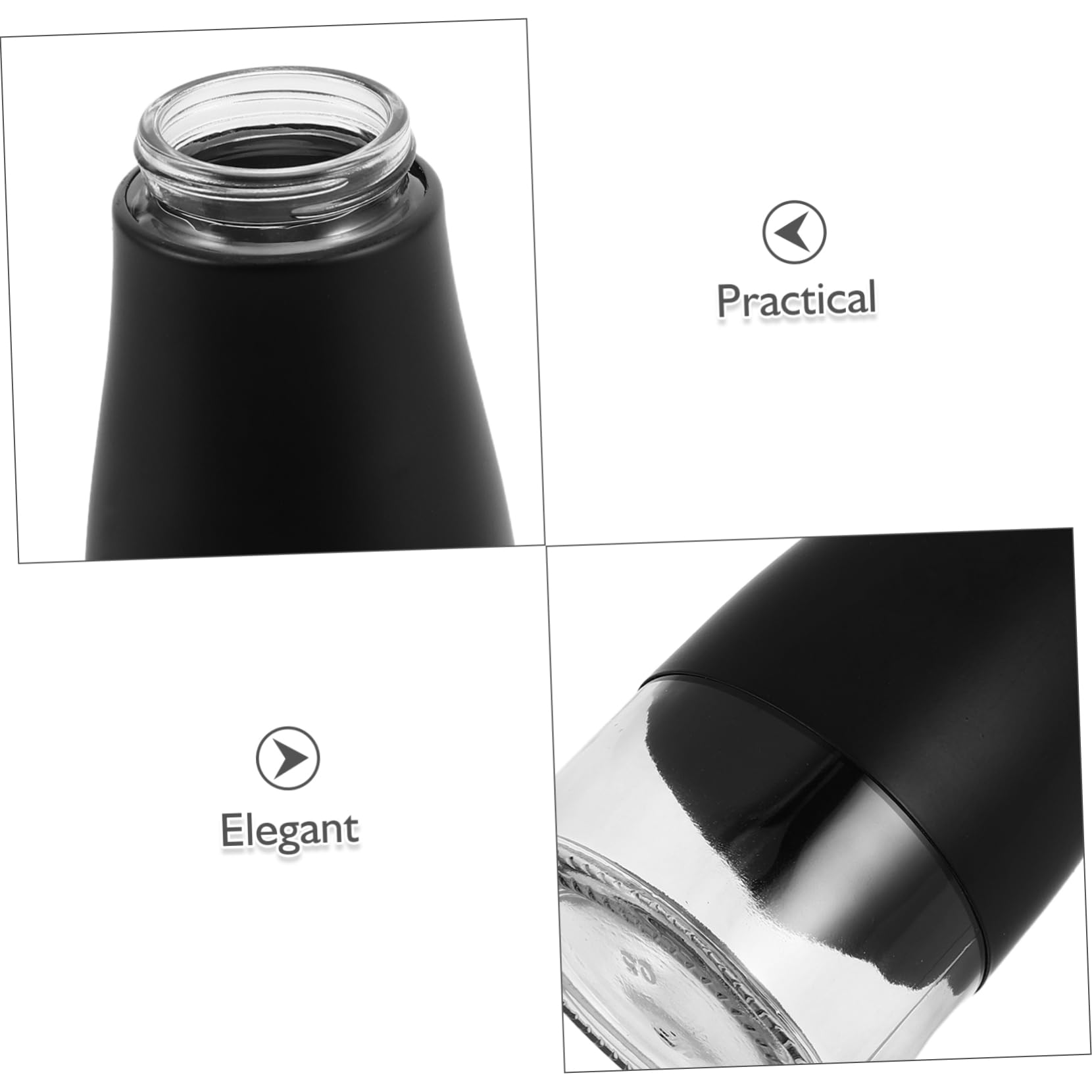 2 Piezas Botellas de Aceite de Vidrio Dispensador de Aceite y Vinagre Antigoteo de Limpiar y Rellenar para Cocina y Condimentos