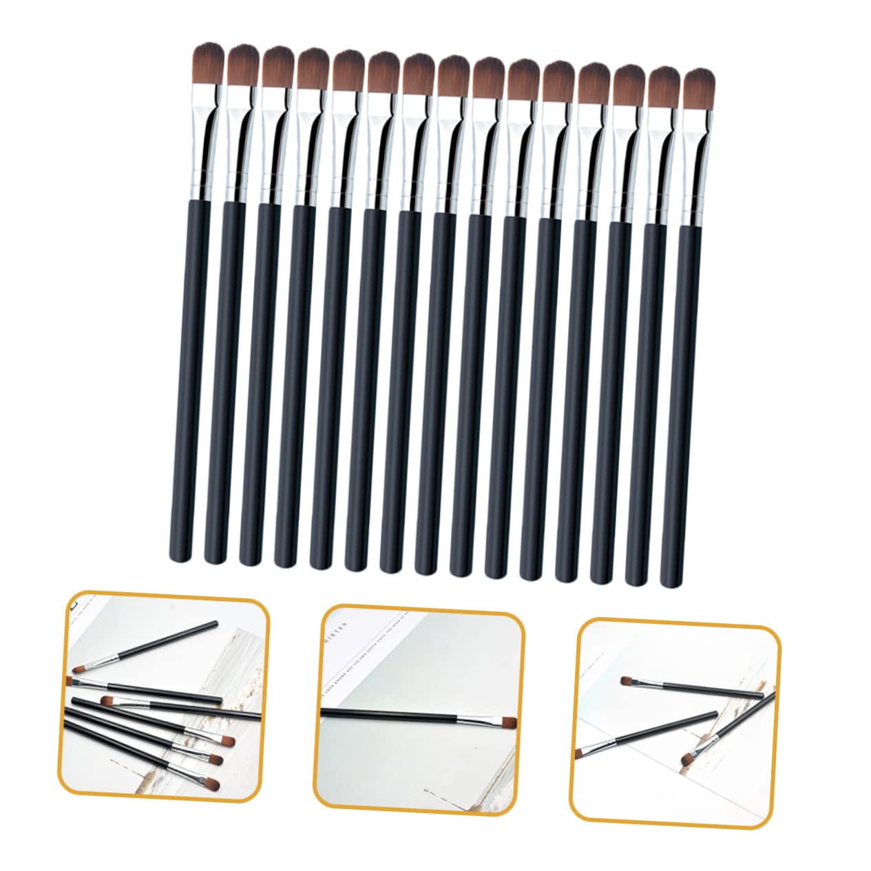 Didiseaon 100piezas Brochas De Maquillaje Profesional Brocha Para Ojos Difuminador Mango Para Mujeres