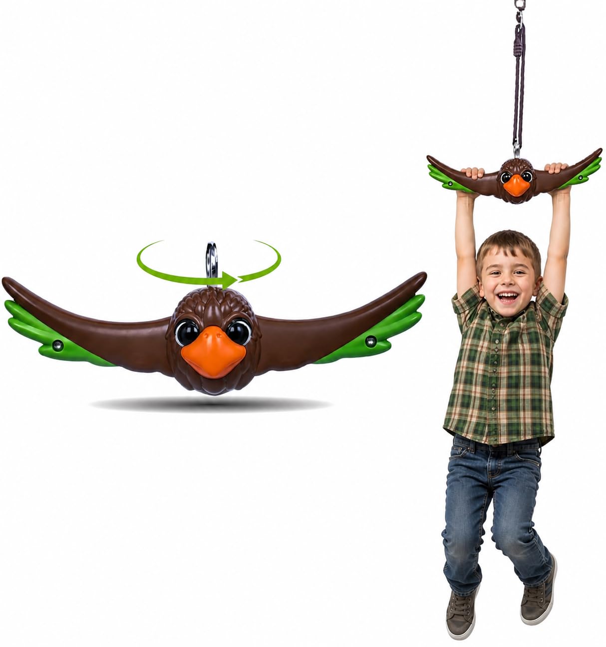 Amazon.com: Swurfer Ninja Twister Swing Spins Set - 360° Twist