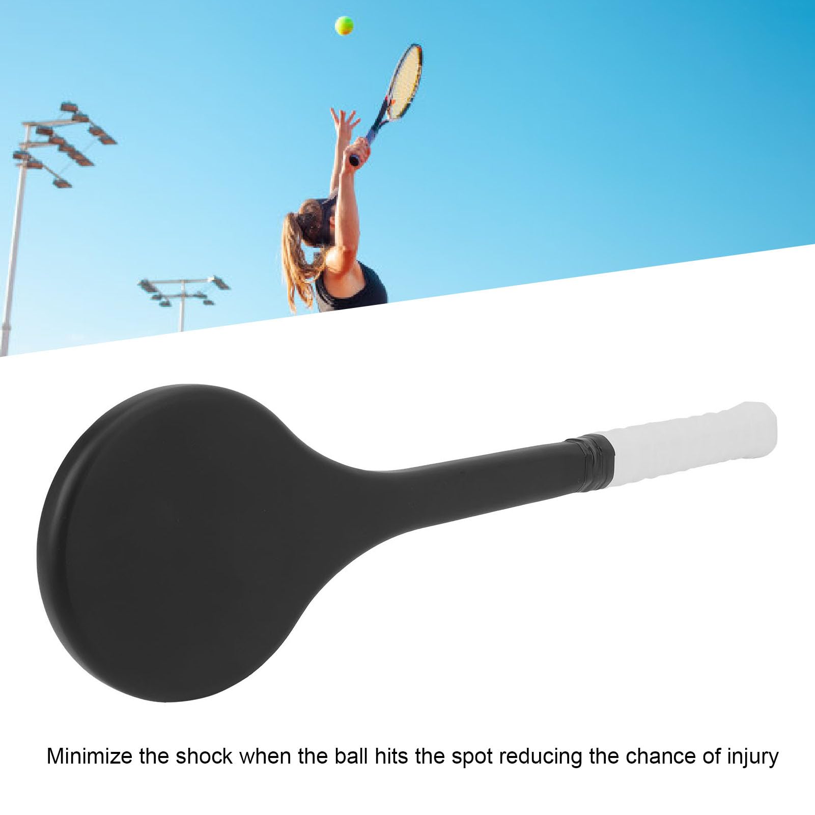 Raqueta de Puntero de Tenis, Spoon Batting Precise Bating Tennis Ayuda de Entrenamiento de Punto Dulce para Práctica de Entrenamiento