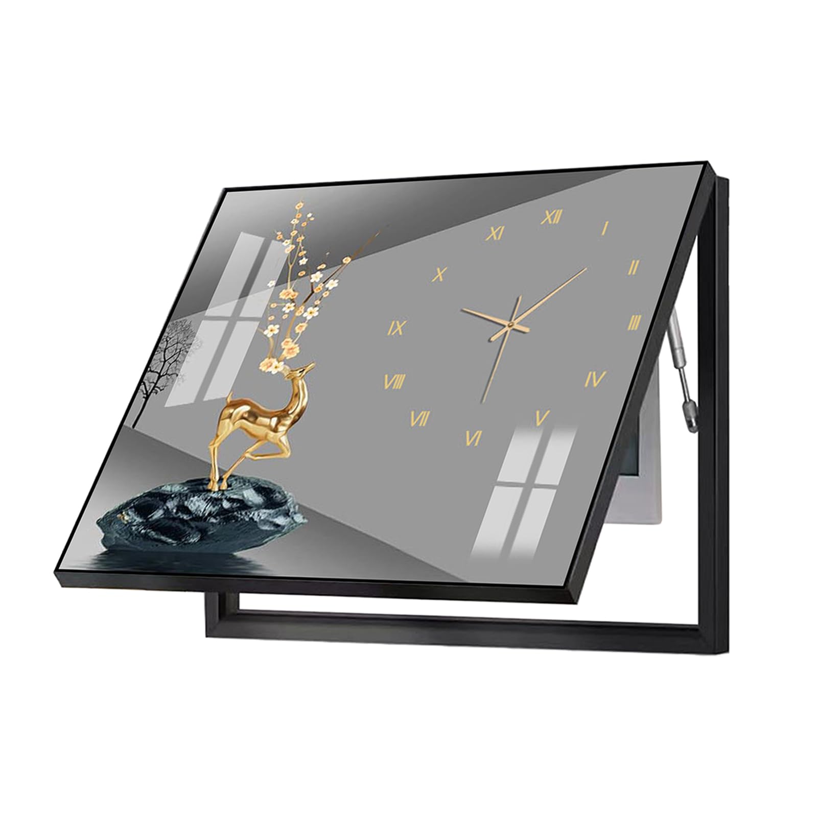 Scatola contatore elettrico Verticale Scatola di distribuzione pittura decorativa Nascondi dipinti Copertura scatola elettrica Pittura Copertura pannello elettrico,con supporti per aste idrauliche