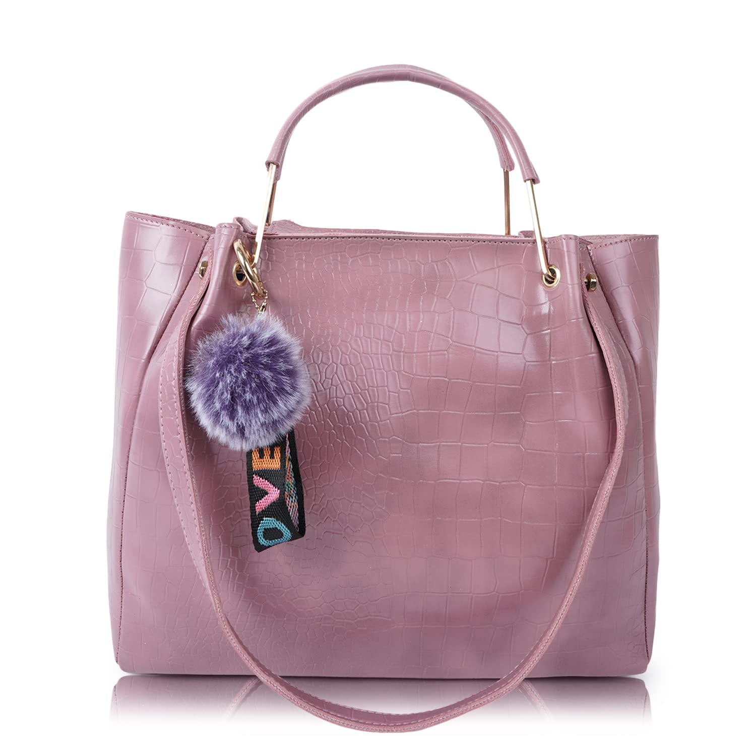 Envias Leatherette Handbags For Womens Ladies (D-48-Pink) (B0C2ZHZ3J5) Amazon Price History, Amazon Price Tracker